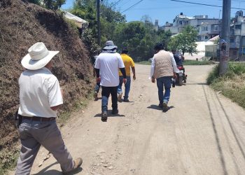 Avanza proyectos de drenaje y ampliación de agua potable en Tenango 