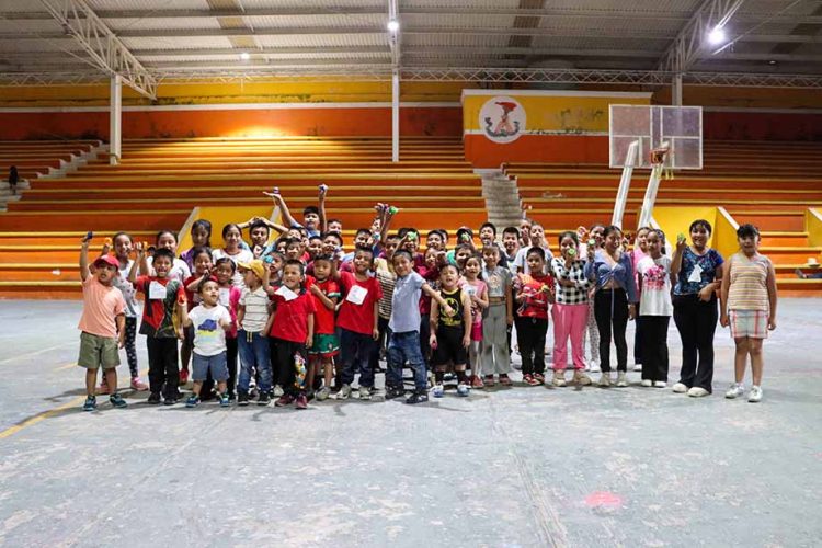 Eventos deportivos, un espacio para el sano esparcimiento de la niñez huitzilteca
