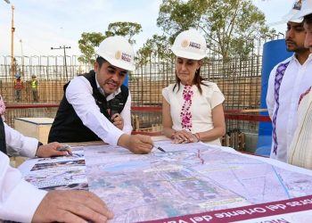 Presidenta Sheinbaum supervisa obra del túnel Churubusco-Xochiaca para evitar inundaciones