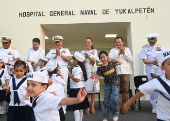 En Yucatán, presidenta Sheinbaum inaugura Hospital General Naval de Yucalpetén