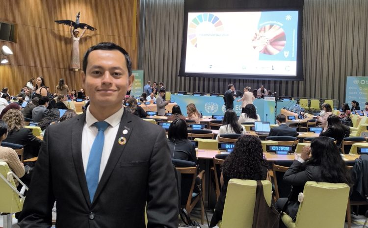 Participa estudiante BUAP en foro mundial de la ONU