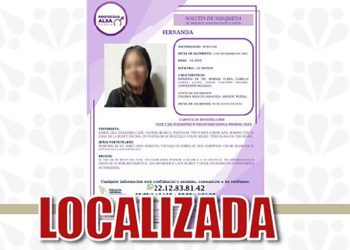 Reporta FGE localización de adolescente desaparecida en Amozoc