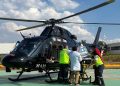 Con helicópteros al servicio de la salud, Puebla garantiza atención oportuna con 31 traslados