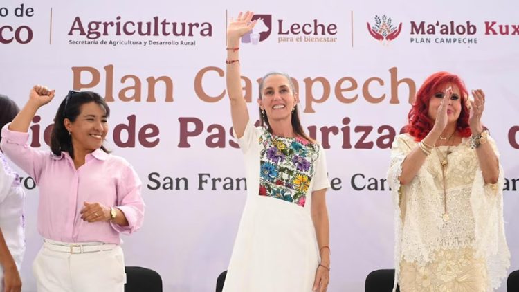 Inaugura Claudia Sheinbaum planta pasteurizadora en Campeche