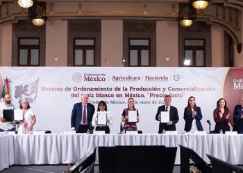 Presidenta Sheinbaum firma programa de ordenamiento del mercado del maíz en beneficio de productores y consumidores