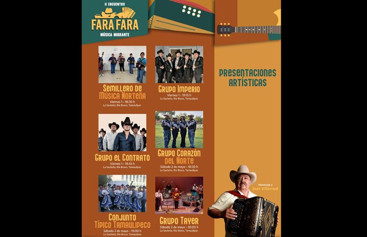 Río Bravo, sede del II Encuentro Fara Fara “Música Migrante”: un puente cultural en la frontera norte