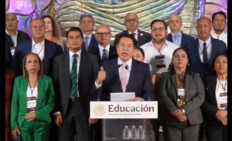 Para atender el llamado de la Presidenta Sheinbaum, calendario escolar hasta el 15 de juio: Mario Delgado