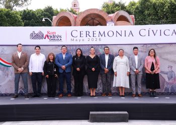 Conmemoran en San Andrés Cholula la Batalla de Puebla y reconocen labor de madres servidoras públicas