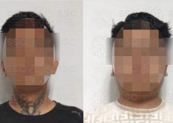 Gobierno del Estado en coordinación con la Marina, detiene a dos sujetos por portación de arma de fuego