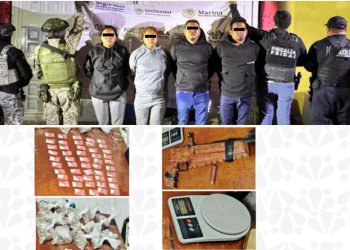 Detiene FGE, en operativo interinstitucional, a cuatro integrantes de “Los Caica” en Chietla