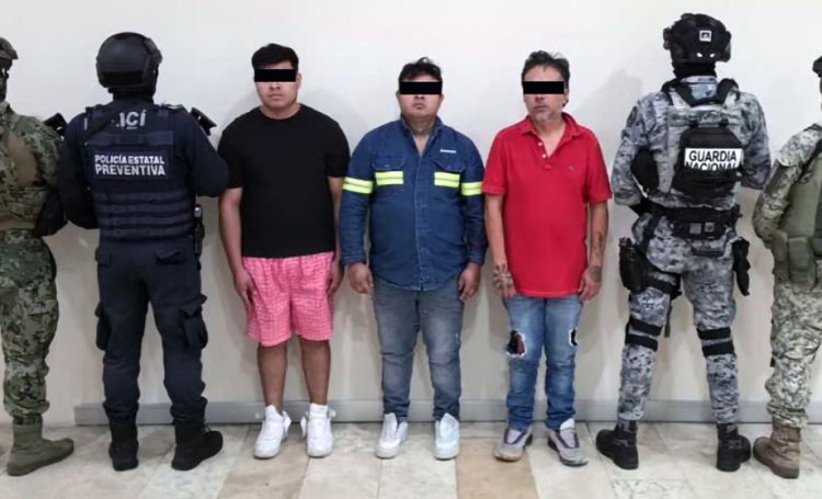 Con coordinación interinstitucional fueron detenidos tres hombres en posesión de droga