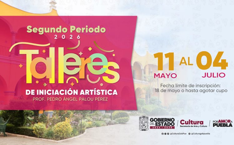 Gobierno estatal impulsa más de 40 talleres artísticos para todas las edades