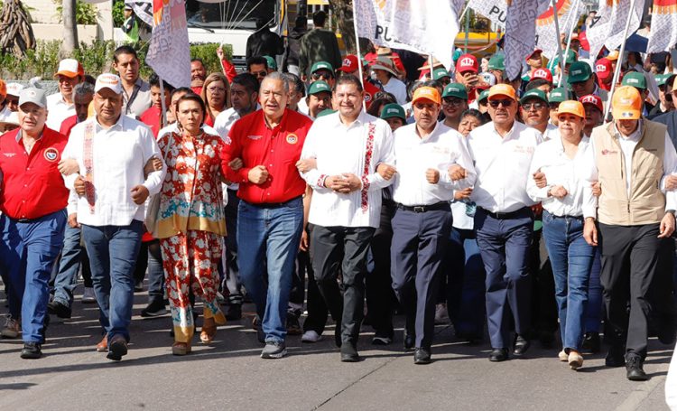 Puebla reafirma soberanía laboral en el Día del Trabajo