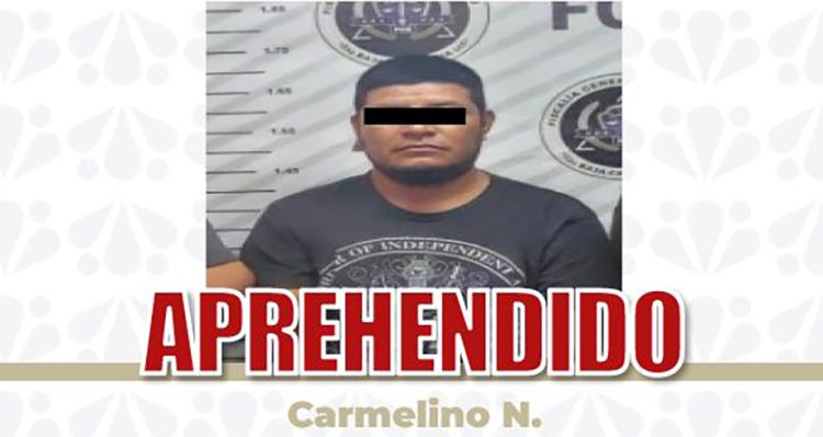 Cumplimenta FGE orden de aprehensión por homicidio calificado en colaboración con Baja California