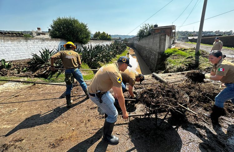 Con atención inmediata, Protección Civil entrega apoyos en Chignahuapan