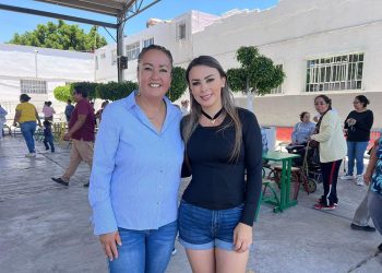 María de la Barreda impulsa obras comunitarias y mejoras educativas en el Distrito 17