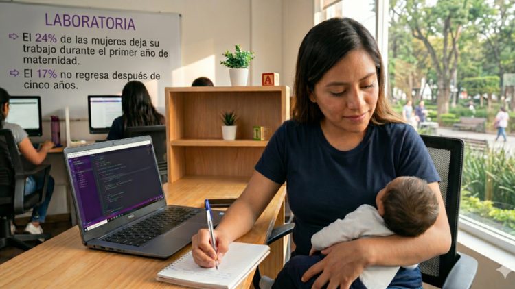 Por trabajos humanos que permitan maternar: 24% de las mujeres deja su trabajo durante el primer año de maternidad