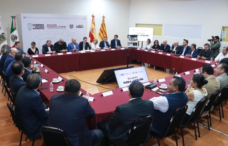 Puebla consolida mesa de trabajo con empresarios locales y autoridades catalanas