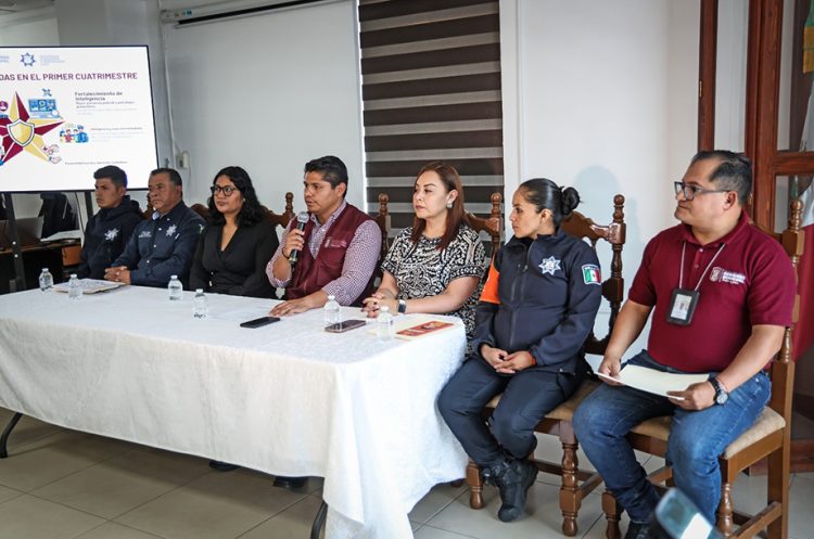 Cuautlancingo registra baja sostenida en incidencia delictiva: Abril presentó una baja del 26.4%