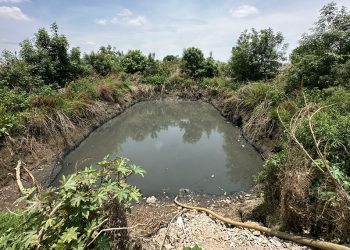 SOSAPACH realiza trabajos preventivos de desazolve en vaso regulador del Barrio de Santiago