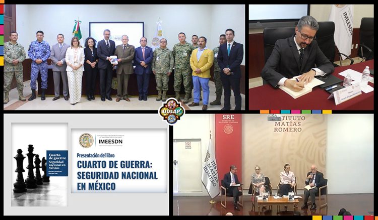 Académico UDLAP presenta su libro «Cuarto de Guerra» en foros de defensa y diplomacia nacionales