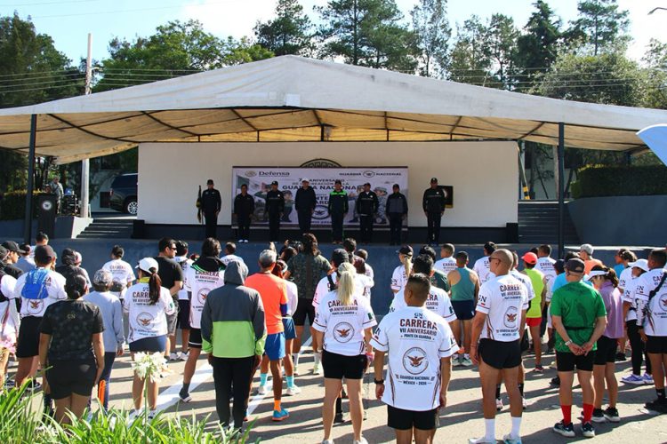 Conmemoran 7º aniversario de la Guardia Nacional con carrera y exposición 