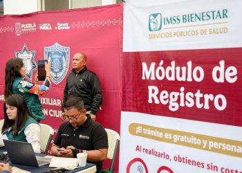 Mediante afiliación, Policía Auxiliar e IMSS-Bienestar amplían cobertura médica para su personal