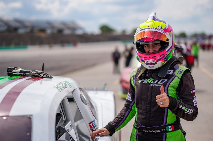 Majo Rodríguez, lista para afrontar la sexta fecha de NASCAR México en Querétaro