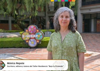 Jóvenes escritores dialogan con la escritora Mónica Nepote en el taller-residencia Bajo la pirámide