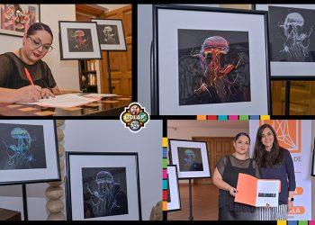 Egresada de la UDLAP dona la carpeta artística “IMMORTALIS” a la Colección de Arte UDLAP