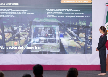 En 2027 inauguramos trenes a Querétaro y Pachuca: presidenta Sheinbaum