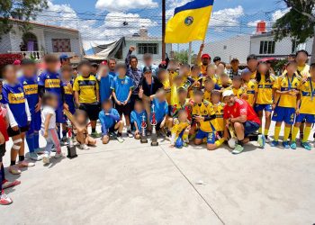 Con espacios deportivos la Secretaría de Bienestar construye una Puebla de paz