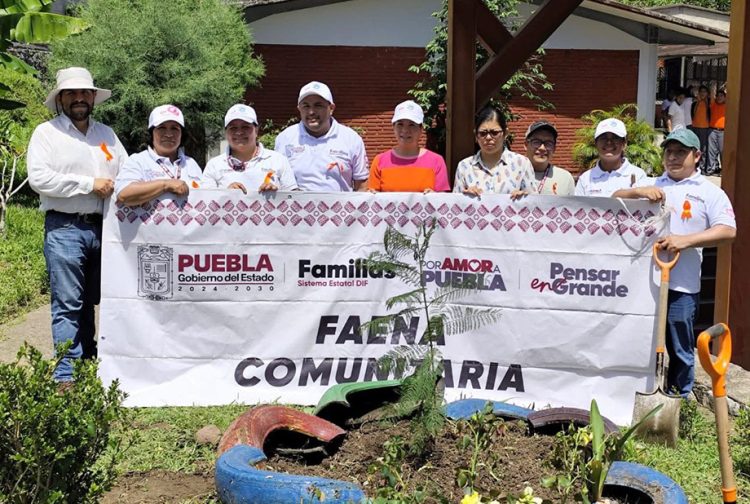 SEDIF fortalece espacios de atención con jornadas de faena comunitaria