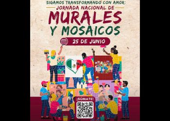 Miles de jóvenes participarán en la creación de murales y mosaicos en los 32 Estados del país: IMJUVE