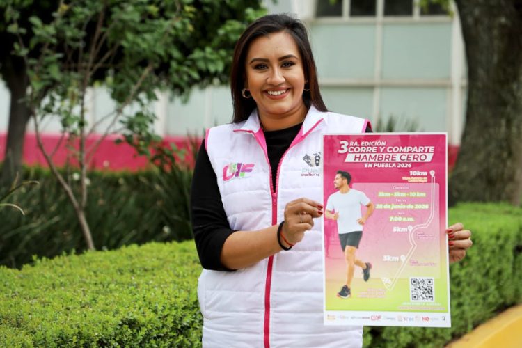 Habilita DIF Puebla Capital módulo de registro presencial para la carrera “Corre y Comparte, Hambre Cero 2026”