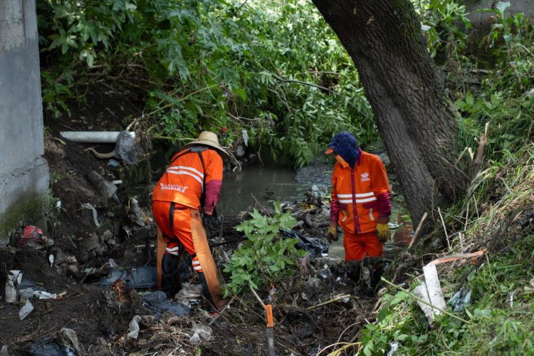 Gobierno de Pepe Chedraui fortalece acciones preventivas en San Jerónimo Caleras ante temporada de lluvias