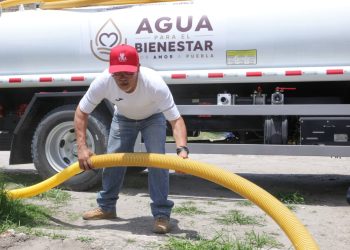 Gobierno Estatal lleva agua para el bienestar a colonias con desabasto