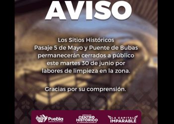 Informa Gobierno de Pepe Chedraui cierre temporal de sitios históricos por limpieza tras las lluvias