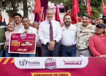 Encabeza Pepe Chedraui arranque de rehabilitación vial en la colonia Fraternidad Antorchista