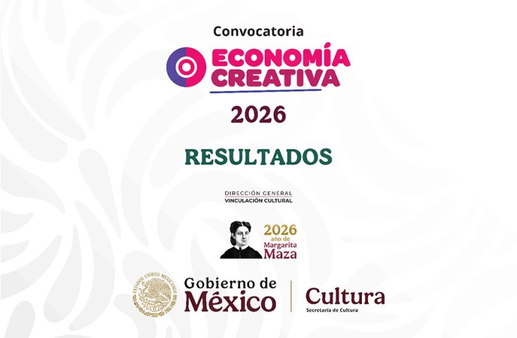 La Secretaría de Cultura publica los resultados de la Convocatoria Economía Creativa 2026