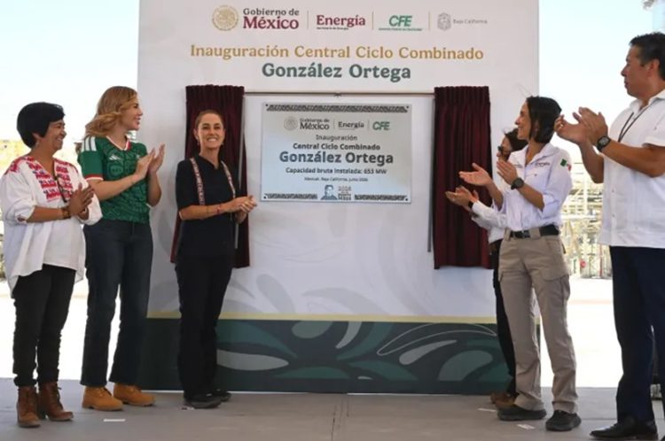 En Baja California, presidenta Sheinbaum inaugura Central de Ciclo Combinado de CFE Mexicali