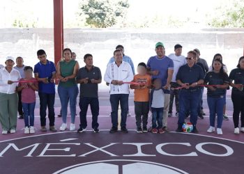 Impulsa diputado Pável Gaspar espacios deportivos para fortalecer el tejido social en la Mixteca poblana