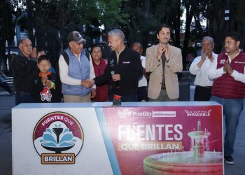 Inaugura Gobierno de Pepe Chedraui mantenimiento integral de la Fuente Álvaro Obregón