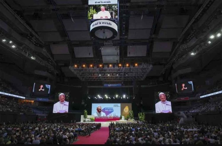 Papa León XIV defiende en España la dignidad humana y en contra de la violencia