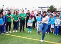 Impulsa Lupita Cuautle el deporte con la Copa San Andrés y la develación de balones monumentales