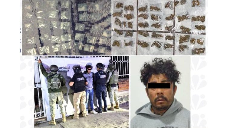 En operativo asegura Fiscalía inmueble utilizado para narcomenudeo en Huaquechula, un detenido