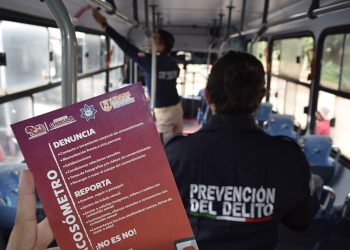 Impulsa Tonantzin Fernández acciones para prevenir el acoso en el transporte público