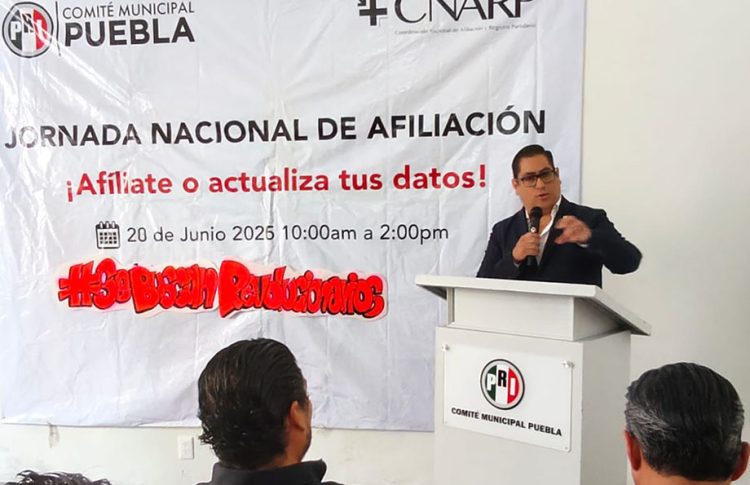 PRI Puebla Capital realiza con éxito la Jornada Nacional de Afiliación