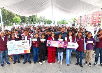 Claudia Sheinbaum y Tonantzin Fernández trabajan en sinergia por la educación de las y los niños cholultecas