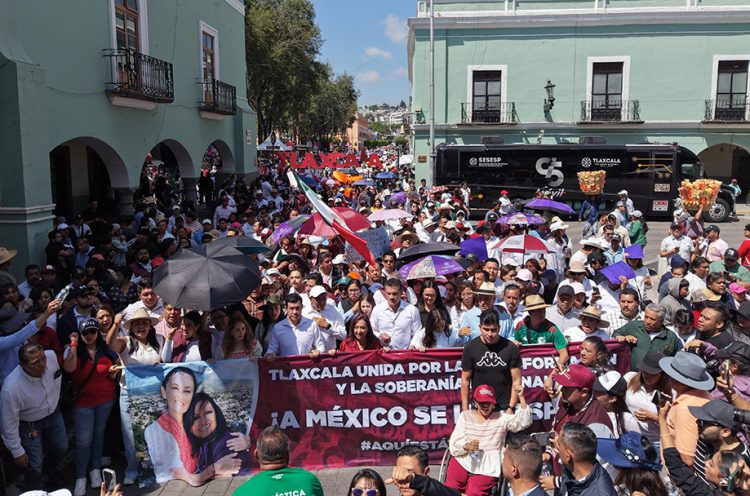 Tlaxcala muestra fuerza política y unidad en respaldo a Claudia Sheinbaum